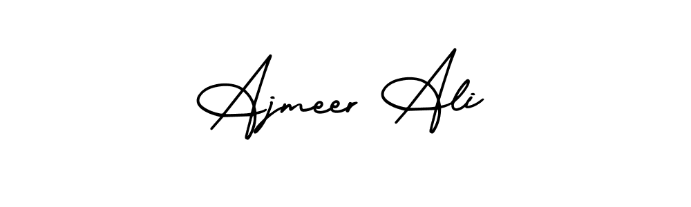 Use a signature maker to create a handwritten signature online. With this signature software, you can design (AmerikaSignatureDemo-Regular) your own signature for name Ajmeer Ali. Ajmeer Ali signature style 3 images and pictures png