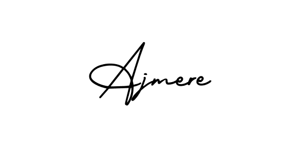 Best and Professional Signature Style for Ajmere. AmerikaSignatureDemo-Regular Best Signature Style Collection. Ajmere signature style 3 images and pictures png