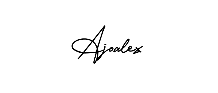 Similarly AmerikaSignatureDemo-Regular is the best handwritten signature design. Signature creator online .You can use it as an online autograph creator for name Ajoalex. Ajoalex signature style 3 images and pictures png