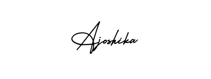Best and Professional Signature Style for Ajoshika. AmerikaSignatureDemo-Regular Best Signature Style Collection. Ajoshika signature style 3 images and pictures png