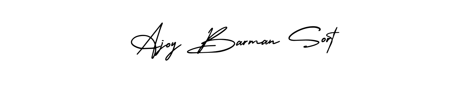 Also we have Ajoy Barman Sort name is the best signature style. Create professional handwritten signature collection using AmerikaSignatureDemo-Regular autograph style. Ajoy Barman Sort signature style 3 images and pictures png