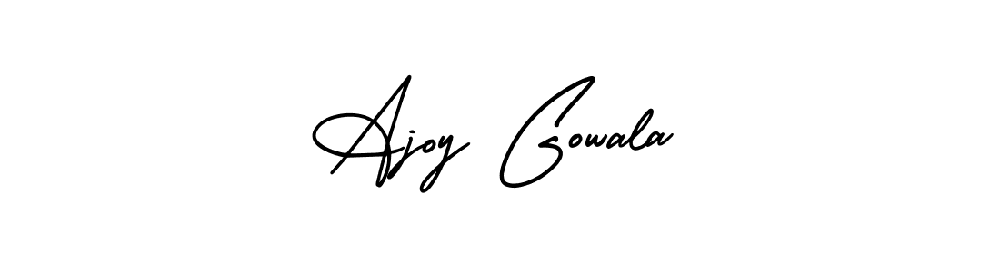 You can use this online signature creator to create a handwritten signature for the name Ajoy Gowala. This is the best online autograph maker. Ajoy Gowala signature style 3 images and pictures png