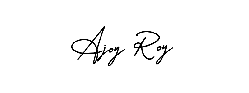 Also You can easily find your signature by using the search form. We will create Ajoy Roy name handwritten signature images for you free of cost using AmerikaSignatureDemo-Regular sign style. Ajoy Roy signature style 3 images and pictures png