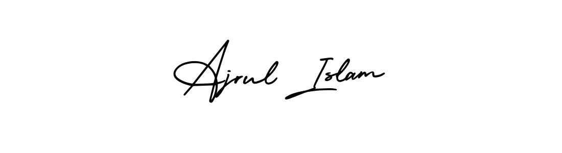 Create a beautiful signature design for name Ajrul Islam. With this signature (AmerikaSignatureDemo-Regular) fonts, you can make a handwritten signature for free. Ajrul Islam signature style 3 images and pictures png