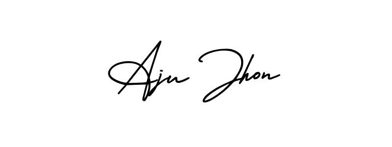 See photos of Aju Jhon official signature by Spectra . Check more albums & portfolios. Read reviews & check more about AmerikaSignatureDemo-Regular font. Aju Jhon signature style 3 images and pictures png