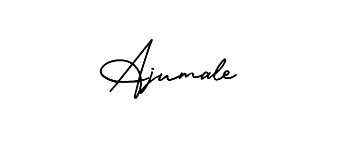 Make a beautiful signature design for name Ajumale. Use this online signature maker to create a handwritten signature for free. Ajumale signature style 3 images and pictures png