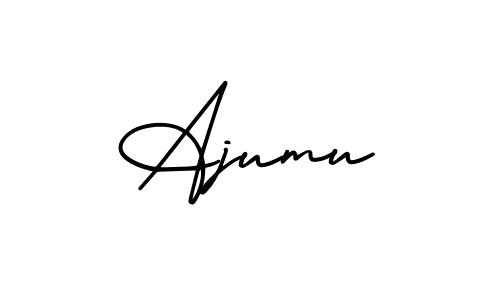 This is the best signature style for the Ajumu name. Also you like these signature font (AmerikaSignatureDemo-Regular). Mix name signature. Ajumu signature style 3 images and pictures png