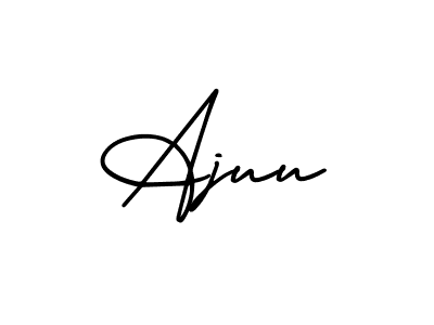 Also You can easily find your signature by using the search form. We will create Ajuu name handwritten signature images for you free of cost using AmerikaSignatureDemo-Regular sign style. Ajuu signature style 3 images and pictures png