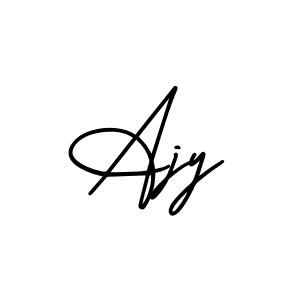 Ajy stylish signature style. Best Handwritten Sign (AmerikaSignatureDemo-Regular) for my name. Handwritten Signature Collection Ideas for my name Ajy. Ajy signature style 3 images and pictures png