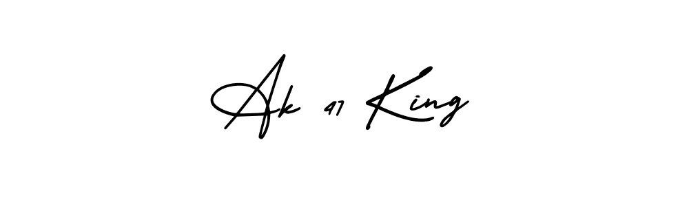 Make a beautiful signature design for name Ak 47 King. Use this online signature maker to create a handwritten signature for free. Ak 47 King signature style 3 images and pictures png