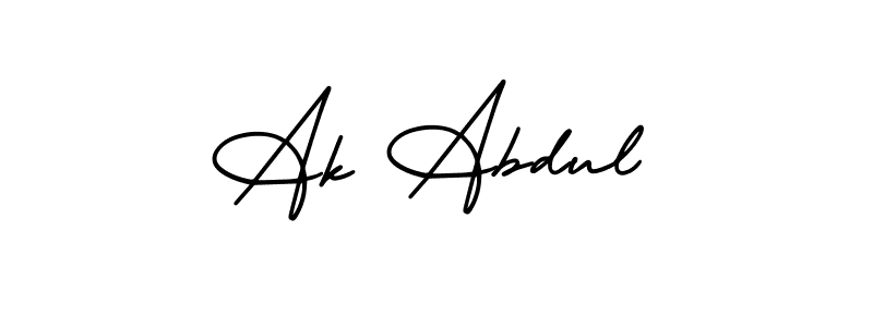 AmerikaSignatureDemo-Regular is a professional signature style that is perfect for those who want to add a touch of class to their signature. It is also a great choice for those who want to make their signature more unique. Get Ak Abdul name to fancy signature for free. Ak Abdul signature style 3 images and pictures png