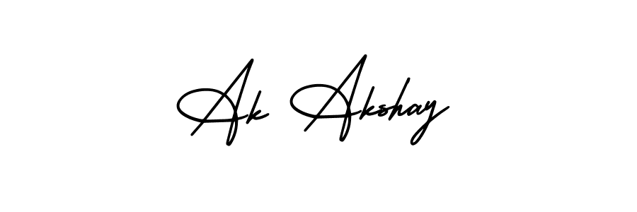 AmerikaSignatureDemo-Regular is a professional signature style that is perfect for those who want to add a touch of class to their signature. It is also a great choice for those who want to make their signature more unique. Get Ak Akshay name to fancy signature for free. Ak Akshay signature style 3 images and pictures png