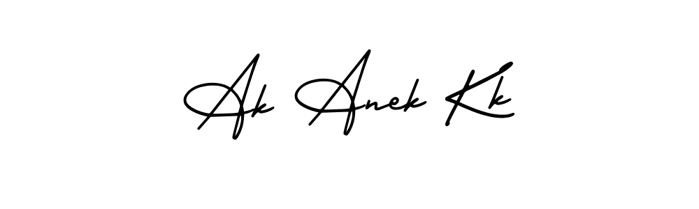 Also we have Ak Anek Kk name is the best signature style. Create professional handwritten signature collection using AmerikaSignatureDemo-Regular autograph style. Ak Anek Kk signature style 3 images and pictures png