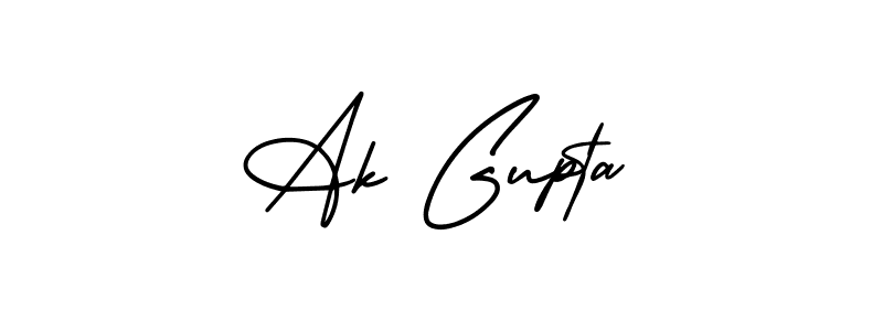 How to Draw Ak Gupta signature style? AmerikaSignatureDemo-Regular is a latest design signature styles for name Ak Gupta. Ak Gupta signature style 3 images and pictures png