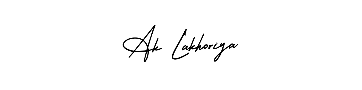 It looks lik you need a new signature style for name Ak Lakhoriya. Design unique handwritten (AmerikaSignatureDemo-Regular) signature with our free signature maker in just a few clicks. Ak Lakhoriya signature style 3 images and pictures png