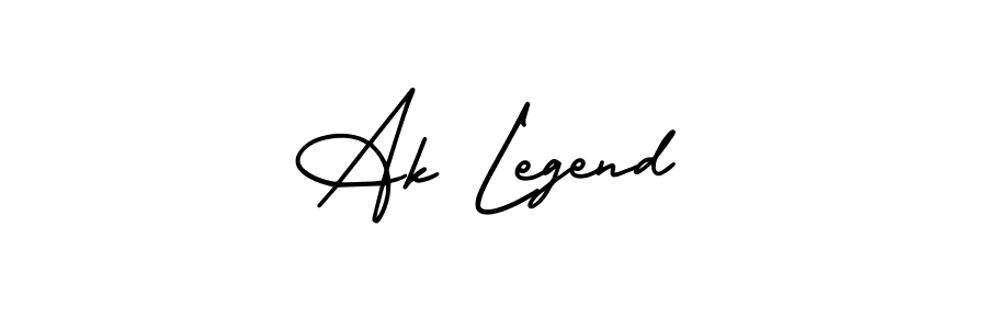 Use a signature maker to create a handwritten signature online. With this signature software, you can design (AmerikaSignatureDemo-Regular) your own signature for name Ak Legend. Ak Legend signature style 3 images and pictures png