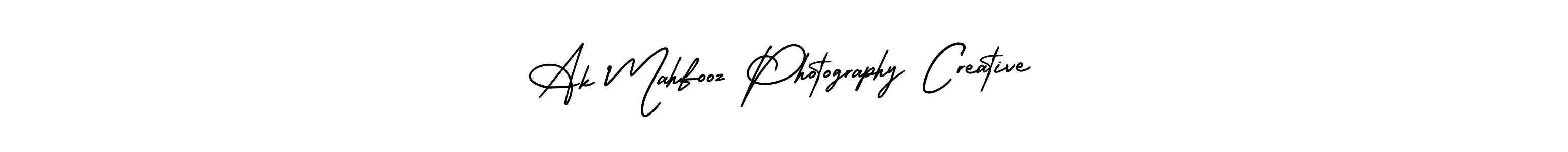 Make a beautiful signature design for name Ak Mahfooz Photography Creative. With this signature (AmerikaSignatureDemo-Regular) style, you can create a handwritten signature for free. Ak Mahfooz Photography Creative signature style 3 images and pictures png