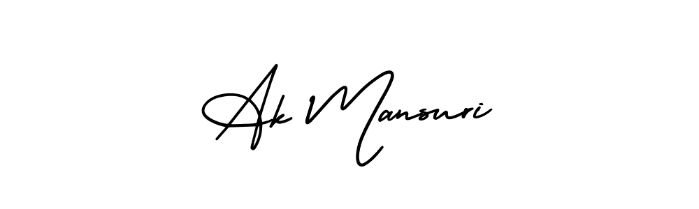 Also we have Ak Mansuri name is the best signature style. Create professional handwritten signature collection using AmerikaSignatureDemo-Regular autograph style. Ak Mansuri signature style 3 images and pictures png