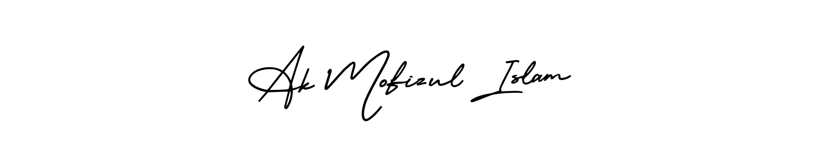 It looks lik you need a new signature style for name Ak Mofizul Islam. Design unique handwritten (AmerikaSignatureDemo-Regular) signature with our free signature maker in just a few clicks. Ak Mofizul Islam signature style 3 images and pictures png