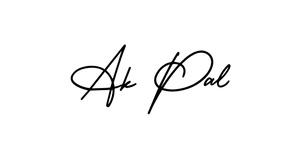 Design your own signature with our free online signature maker. With this signature software, you can create a handwritten (AmerikaSignatureDemo-Regular) signature for name Ak Pal. Ak Pal signature style 3 images and pictures png