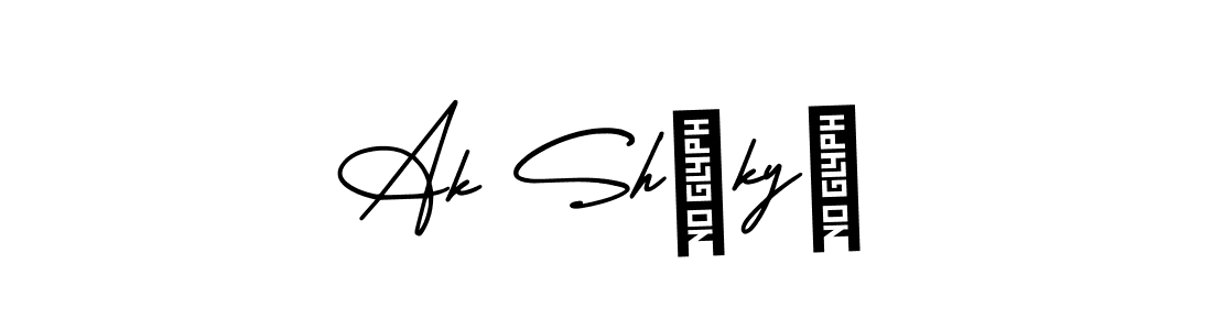 Make a short Ak Shåkyã signature style. Manage your documents anywhere anytime using AmerikaSignatureDemo-Regular. Create and add eSignatures, submit forms, share and send files easily. Ak Shåkyã signature style 3 images and pictures png