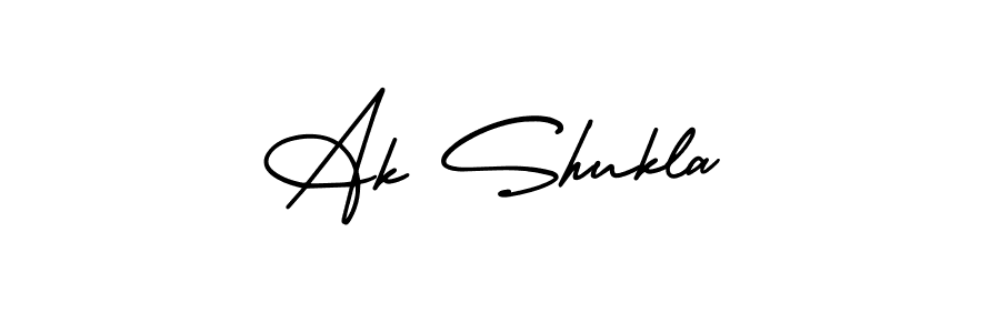 Similarly AmerikaSignatureDemo-Regular is the best handwritten signature design. Signature creator online .You can use it as an online autograph creator for name Ak Shukla. Ak Shukla signature style 3 images and pictures png