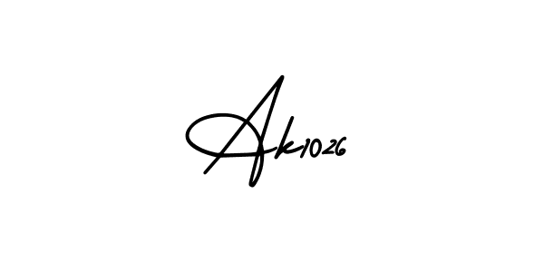 How to make Ak1026 signature? AmerikaSignatureDemo-Regular is a professional autograph style. Create handwritten signature for Ak1026 name. Ak1026 signature style 3 images and pictures png