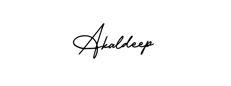 The best way (AmerikaSignatureDemo-Regular) to make a short signature is to pick only two or three words in your name. The name Akaldeep include a total of six letters. For converting this name. Akaldeep signature style 3 images and pictures png