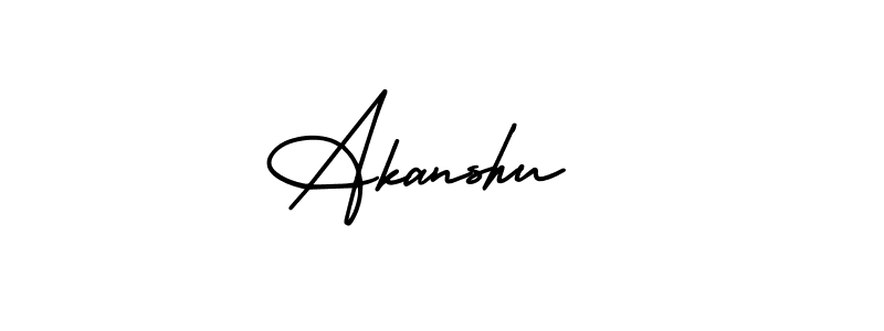 This is the best signature style for the Akanshu  name. Also you like these signature font (AmerikaSignatureDemo-Regular). Mix name signature. Akanshu  signature style 3 images and pictures png