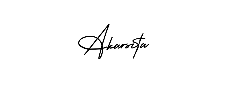 Make a beautiful signature design for name Akarsita. With this signature (AmerikaSignatureDemo-Regular) style, you can create a handwritten signature for free. Akarsita signature style 3 images and pictures png