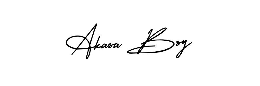 It looks lik you need a new signature style for name Akasa Bsy. Design unique handwritten (AmerikaSignatureDemo-Regular) signature with our free signature maker in just a few clicks. Akasa Bsy signature style 3 images and pictures png