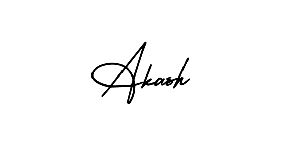 Make a beautiful signature design for name Akash . With this signature (AmerikaSignatureDemo-Regular) style, you can create a handwritten signature for free. Akash  signature style 3 images and pictures png