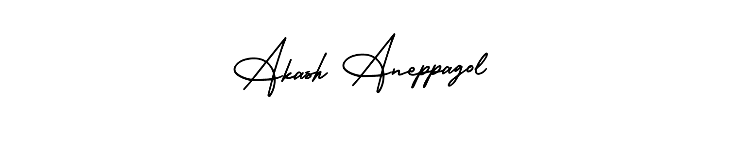 Create a beautiful signature design for name Akash Aneppagol. With this signature (AmerikaSignatureDemo-Regular) fonts, you can make a handwritten signature for free. Akash Aneppagol signature style 3 images and pictures png