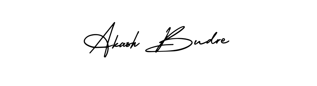 It looks lik you need a new signature style for name Akash Budre. Design unique handwritten (AmerikaSignatureDemo-Regular) signature with our free signature maker in just a few clicks. Akash Budre signature style 3 images and pictures png