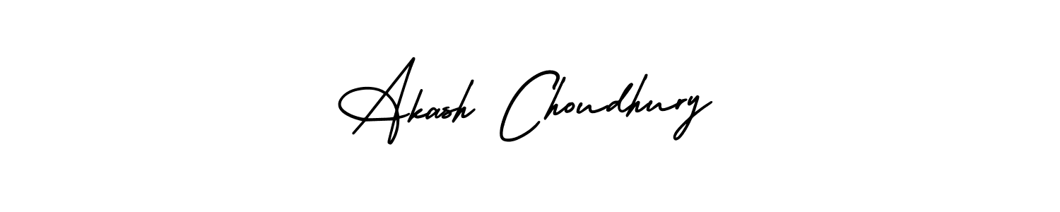 It looks lik you need a new signature style for name Akash Choudhury. Design unique handwritten (AmerikaSignatureDemo-Regular) signature with our free signature maker in just a few clicks. Akash Choudhury signature style 3 images and pictures png