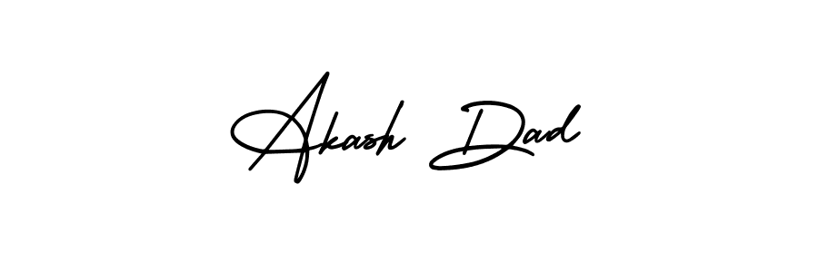 Create a beautiful signature design for name Akash Dad. With this signature (AmerikaSignatureDemo-Regular) fonts, you can make a handwritten signature for free. Akash Dad signature style 3 images and pictures png