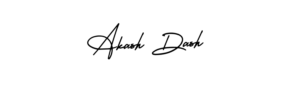 You should practise on your own different ways (AmerikaSignatureDemo-Regular) to write your name (Akash Dash) in signature. don't let someone else do it for you. Akash Dash signature style 3 images and pictures png