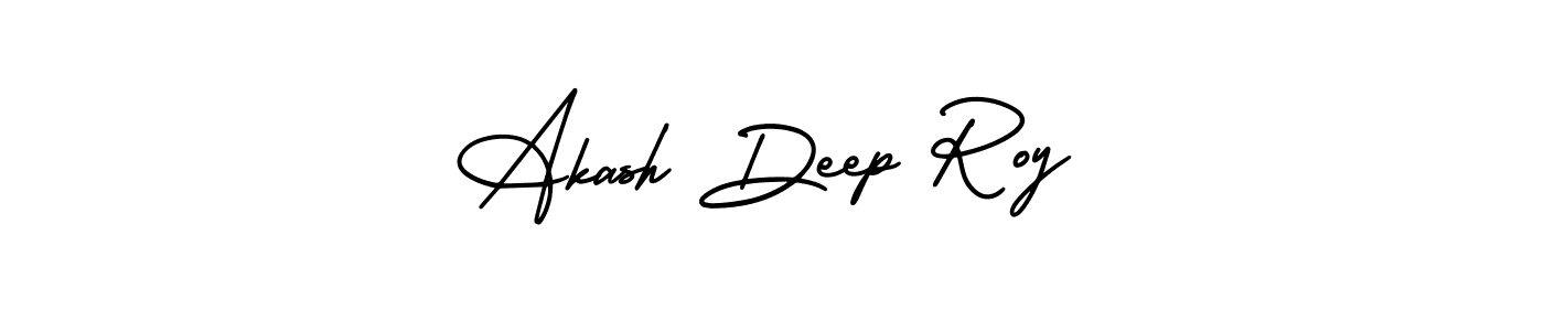 Make a beautiful signature design for name Akash Deep Roy. With this signature (AmerikaSignatureDemo-Regular) style, you can create a handwritten signature for free. Akash Deep Roy signature style 3 images and pictures png