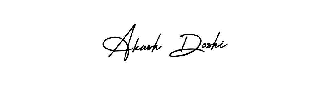 This is the best signature style for the Akash Doshi name. Also you like these signature font (AmerikaSignatureDemo-Regular). Mix name signature. Akash Doshi signature style 3 images and pictures png