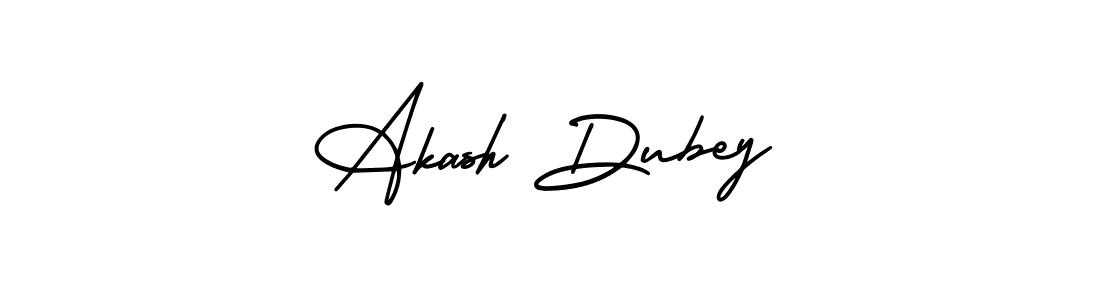 Design your own signature with our free online signature maker. With this signature software, you can create a handwritten (AmerikaSignatureDemo-Regular) signature for name Akash Dubey. Akash Dubey signature style 3 images and pictures png