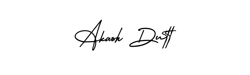 Make a beautiful signature design for name Akash Dutt. With this signature (AmerikaSignatureDemo-Regular) style, you can create a handwritten signature for free. Akash Dutt signature style 3 images and pictures png