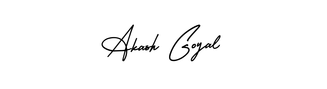 Make a beautiful signature design for name Akash Goyal. Use this online signature maker to create a handwritten signature for free. Akash Goyal signature style 3 images and pictures png