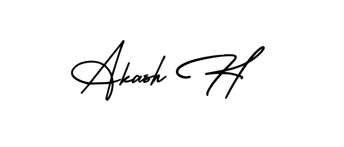 You can use this online signature creator to create a handwritten signature for the name Akash H. This is the best online autograph maker. Akash H signature style 3 images and pictures png