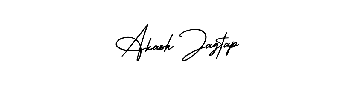 Also You can easily find your signature by using the search form. We will create Akash Jagtap name handwritten signature images for you free of cost using AmerikaSignatureDemo-Regular sign style. Akash Jagtap signature style 3 images and pictures png