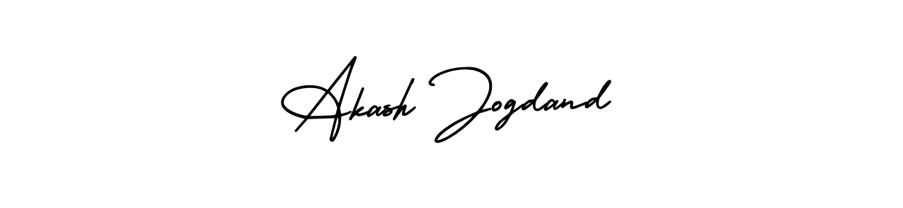 How to make Akash Jogdand name signature. Use AmerikaSignatureDemo-Regular style for creating short signs online. This is the latest handwritten sign. Akash Jogdand signature style 3 images and pictures png