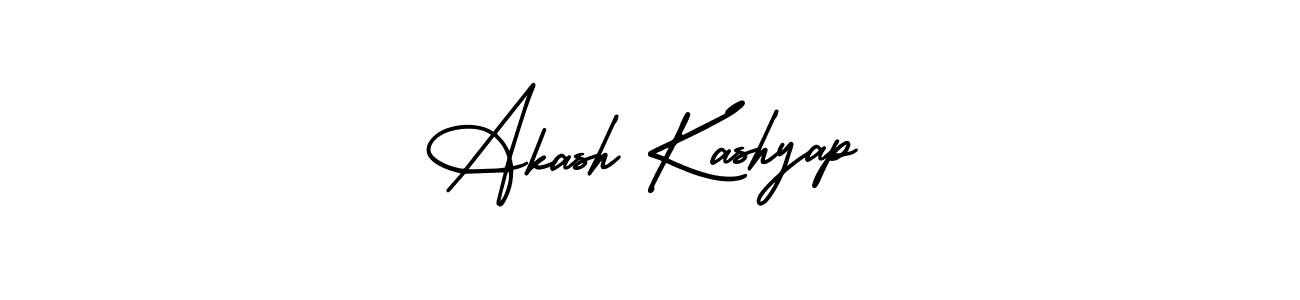 The best way (AmerikaSignatureDemo-Regular) to make a short signature is to pick only two or three words in your name. The name Akash Kashyap include a total of six letters. For converting this name. Akash Kashyap signature style 3 images and pictures png