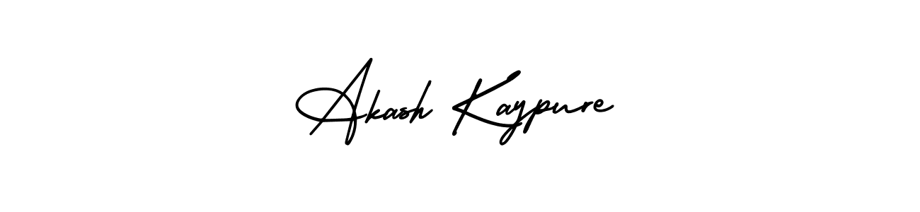 How to make Akash Kaypure name signature. Use AmerikaSignatureDemo-Regular style for creating short signs online. This is the latest handwritten sign. Akash Kaypure signature style 3 images and pictures png