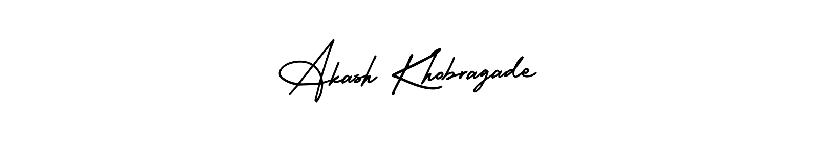 Create a beautiful signature design for name Akash Khobragade. With this signature (AmerikaSignatureDemo-Regular) fonts, you can make a handwritten signature for free. Akash Khobragade signature style 3 images and pictures png