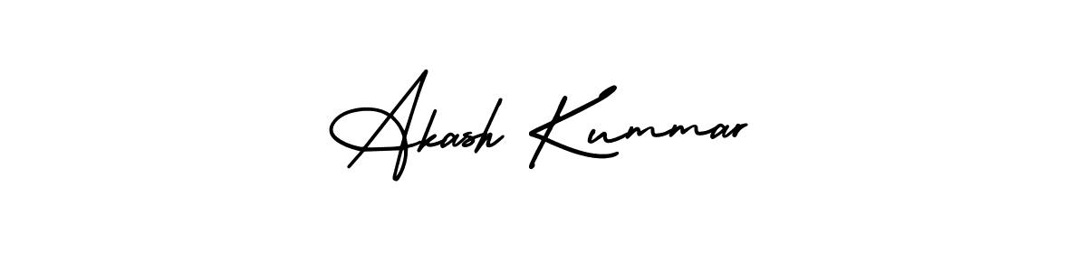 Make a short Akash Kummar signature style. Manage your documents anywhere anytime using AmerikaSignatureDemo-Regular. Create and add eSignatures, submit forms, share and send files easily. Akash Kummar signature style 3 images and pictures png