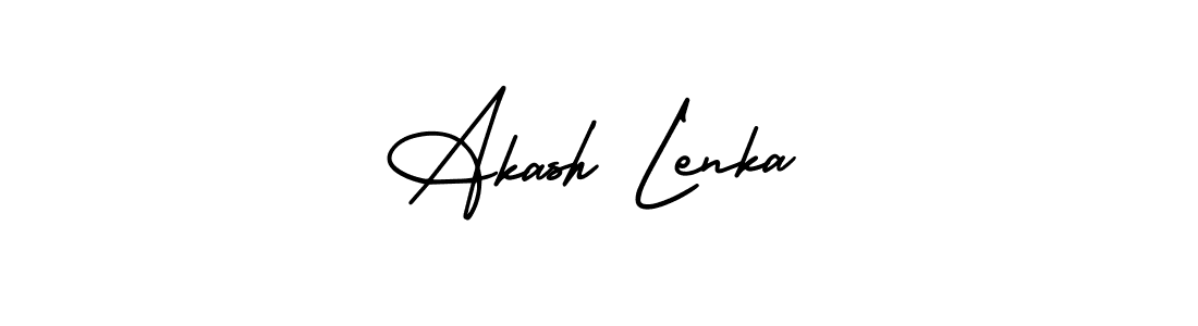 Make a beautiful signature design for name Akash Lenka. Use this online signature maker to create a handwritten signature for free. Akash Lenka signature style 3 images and pictures png